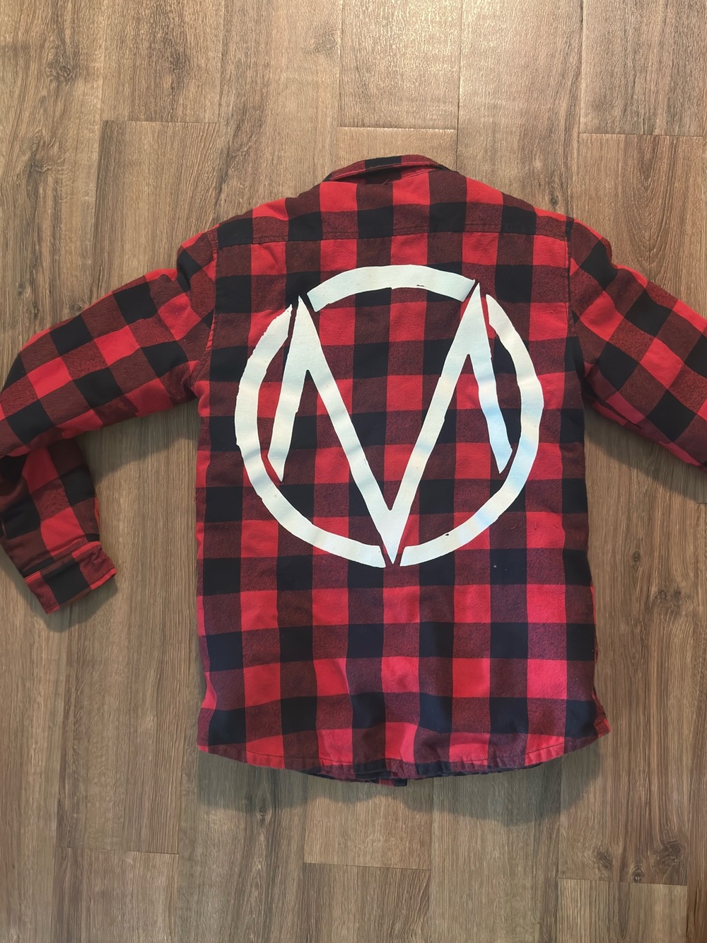 The Maine M Logo / Official 8123 Merch Quilted Plaid Women's Flannel Jacket